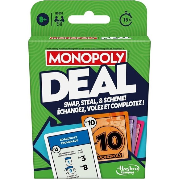 Other - Monopoly Deal Travel Game Fast Fun & Strategic Card Game for Families Kids